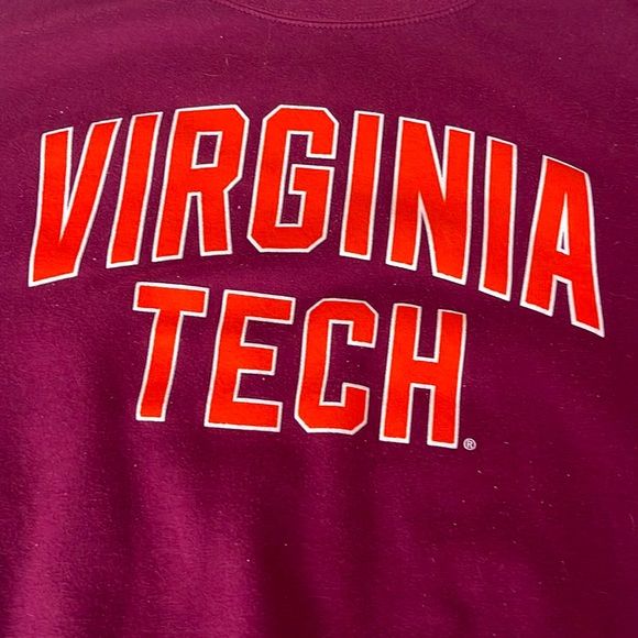 Virginia Tech crewneck sweater MV SPORT - Picture 2 of 3